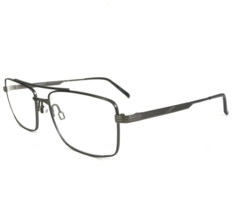 Charmant Eyeglasses Frames CH29106 GR Gunmetal Gray Square Aviators 54-16-145 - £36.89 GBP