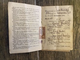 Vecchio documento Repubblica orientale dello stato civile dell&#39;Uruguay 1941 - $25.24