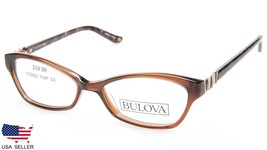 New Bulova Byron Brown Eyeglasses Glasses Plastic Frame 53-17-135 B31mm - £43.18 GBP