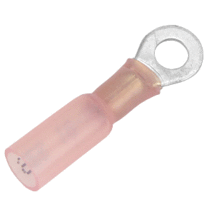 Pacer 22-18 AWG Heat Shrink Ring Terminal - #8 Stud Size - 100 Pack - £45.78 GBP