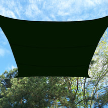 Cool Canopy Sun Sail Shade Shelter Green Waterproof 13 Foot x 16.5 Rectangle - £47.95 GBP