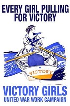 Every Girl Pulling for Victory by Edward Penfield - Art Print - £17.25 GBP+