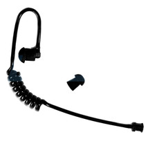 Replacement Coiled Black Acoustic Tube For Fox Listen Only Earphone Earp... - £11.79 GBP