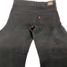 Levi&#39;s 512 Black Denim Jeans Perfectly Slimming Bootcut Womens 12 Medium - £9.49 GBP