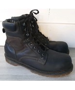 Doc Martens JOEL Military Lace Up Boots Black AW004 GC05M Mens Size 10 W... - $656.32 MXN