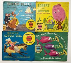 Lot of (4) Little Golden Records 45 RPM Records With Picture Sleeves - L... - $293.35 MXN