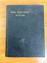 1958 New Testament Psalms KJV -- Faux Leather Bound -- UK Printed - LARGE PRINT - £34.41 GBP