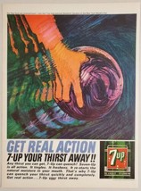 1964 Print Ad 7UP Sosa Pop Seven-Up Bowling Ball Being Thrown - £13.44 GBP