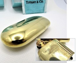 Tiffany &amp; Co. Elsa Peretti Bean Oil Lighter 1982 Solid Bass Rare - £250.97 GBP
