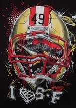 Vtg San Francisco 49ers NFL 49 Heroes I Heart SF Pro Tag USA Tee SZ L - $29.66