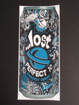 LOST Perfect 10 Energy Drink Can Sticker - Surf Skate Snowboard Monster c2007 - £6.28 GBP