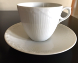 Royal Copenhagen White Half Lace 5.75 oz. Coffee Cup and Saucer - $18.99