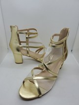 Classique womens zip back peep toe sandal 2.5&quot; heel  Size 9.5M - £11.82 GBP