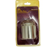 Bar-Basics Wine Stopper, Stainless Steel Silicone Easy Push Button Release - £2.94 GBP