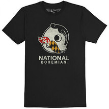 National Bohemian Beer Logo T-Shirt Black - £29.49 GBP+