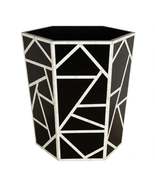 Abstract Noir Inlay Waste Bin - $3,923.21 MXN