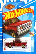 Hot Wheels 2024 HW Celebration Racers #1978 Dodge Li&#39;l Red Express Truck Dk Red - £2.35 GBP