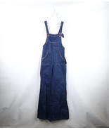 Vintage 70s Womens Medium Braided Denim Flared Bell Bottoms Overalls Blu... - $4,050.90 MXN