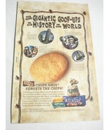 1998 Color Ad Nabisco Chips Ahoy Most Gigantic Goof-Ups in History - €6,94 EUR