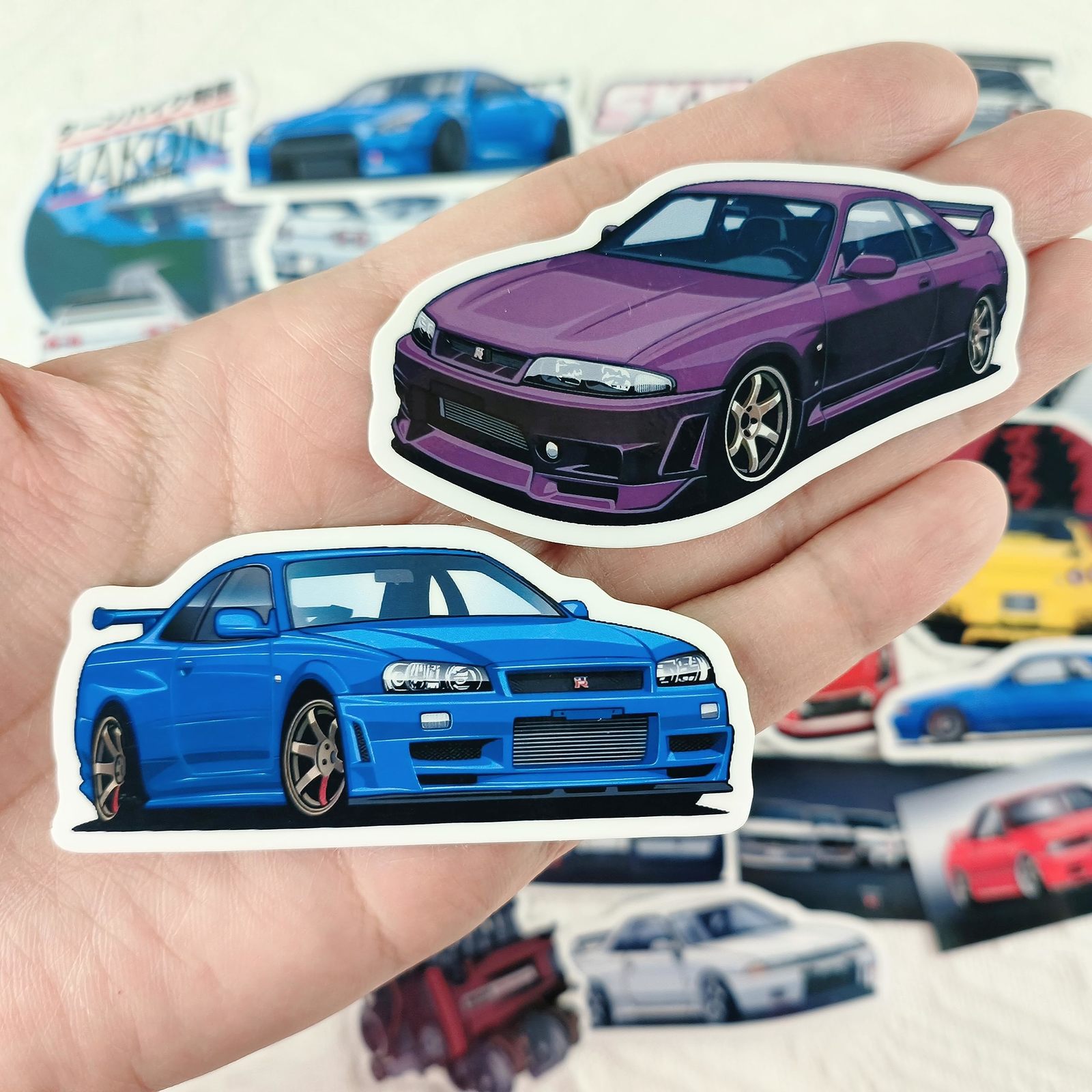 Japanese Classic Skyline GTR32 GTR33 GTR34 GTR35 Vinyl Stickers JDM Lege... - $14.70