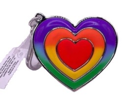 NEW Rainbow Heart Pocket Bac Gel Holder Bath &amp; Body Works - £10.22 GBP