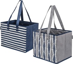 Reusable Grocery Bags with Reinforced Bottoms Pack of 2 - £37.62 GBP