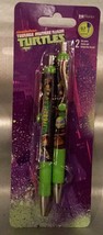 Teenage Mutant Ninja Turtles Gel Pen 2 Pack Set Black Ink .7mm NEW - £4.27 GBP