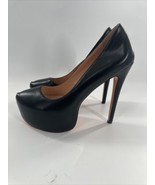 Sexy Women&#39;s Leather Round Toe High Heel Platform Stiletto Slip On Pumps... - £77.16 GBP