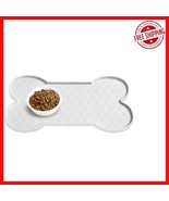 Thick Silicone Pet Feeding Mat with Raised Edge - Dishwasher Safe &amp; Non-... - $30.68