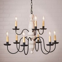 9 Arm  large Fairfield Chandelier in Americana White - £474.17 GBP