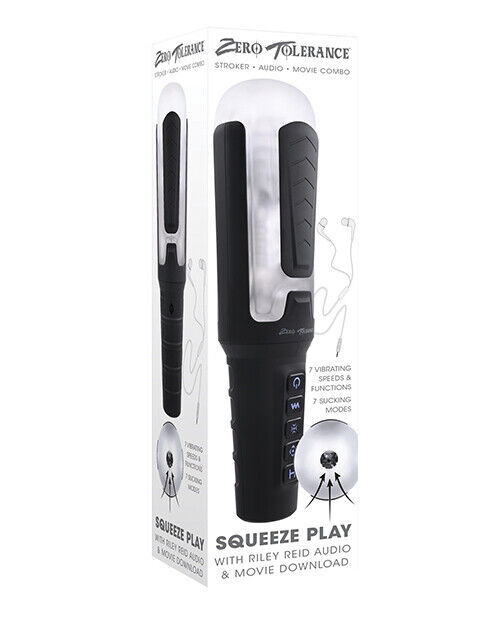 SQUEEZE PLAY MALE MASTURBATOR  SEX TOY RILEY REID AUDIO &amp; MOVIE DOWNLOAD - $128.69