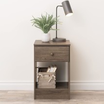 Prepac Astrid Tall 1-Drawer Nightstand In Drifted Gray - $77.96