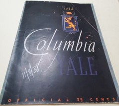 FOOTBALL Columbia vs. Yale GAME Official Program October, 1 1938 - £11.72 GBP