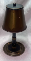 Vtg Brass Table Push Down Mechanical Cigarette Dispenser Lamp Style Smok... - $49.45