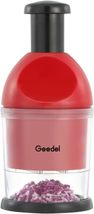 Geedel food chopper  easy to clean manual hand vegetable thumb200