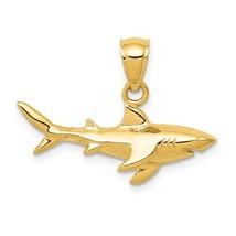 14K Shark Pendant - £199.28 GBP