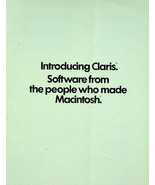 Claris Software Brochure (1988) - Pre-owned - $35.52