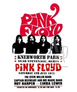 PINK FLOYD 1975 KNEBWORTH UK 11x17 CONCERT POSTER DSOTM TOUR WATERS GILMOUR - £9.02 GBP