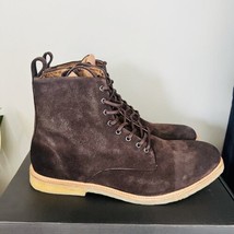 BLACKSTONE QM23 Plain Toe Leather Boot, Brown, Lace Up Boot Men’s Size 1... - $116.88