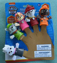 Paw Patrol (Pack of 5) Finger Puppets Bath Or Pool time Fun PVC Child To... - $12.49