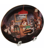Franklin Mint Heirloom Ceramic Decorative Plate An Ace In The Hole Very ... - $279.78 MXN