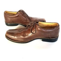 Sandro Moscoloni Shoes Mens Size 10.5 Brown Soft Leather Oxford Comfort Lace Up - £14.93 GBP