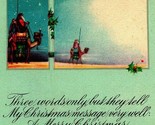 My Christmas Message Very Well Merry Christmas Wise Men UNP Unused Vtg P... - $6.88