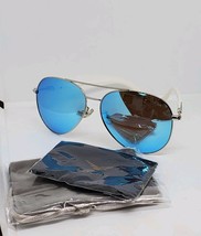 LUENX Aviator Sunglasses Polarized With Blue Mirror Coated Lenses 60mm 17-135 image 4