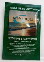 Malibu Wellness Actives Extensions &amp; Hair Systems Weekly Treatment Pack ... - $6.99