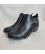NEW Women’s  Sonoma Life Style Black  Ankle Booties Size 10 Wide Memory ... - $29.77 CAD