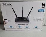 D Link 300 Mbps WiFi 4-Port Wireless N Router DIR-619L-ES  No Power Supply - $6.63