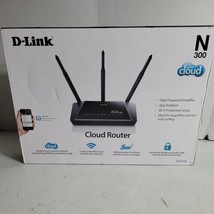 D Link 300 Mbps WiFi 4-Port Wireless N Router DIR-619L-ES  No Power Supply - £5.18 GBP