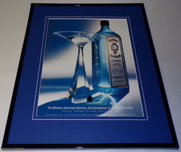 1999 Bombay Sapphire Gin Framed 11x14 ORIGINAL Advertisement - £27.68 GBP