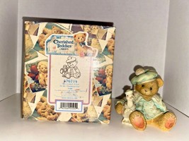 Cherished Teddies Cole &quot;We&#39;ve Got A Lot To Be Thankful For&quot; Figurine U8 - $24.99